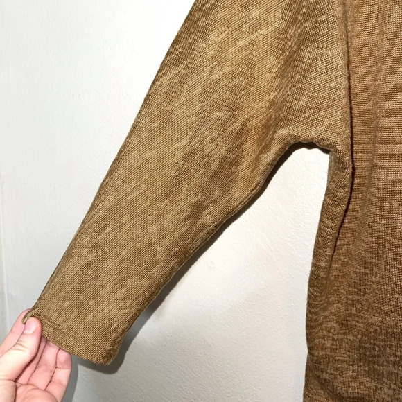 Banana Republic Factory Mustard Yellow Mock Neck Knit Sweater XXsmall Women’s - Picture 4 of 10